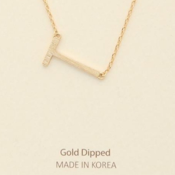 K23 INITIAL NECKLACES Gold Dipped, Brass 17" + 2" extension - Picture 9 of 11